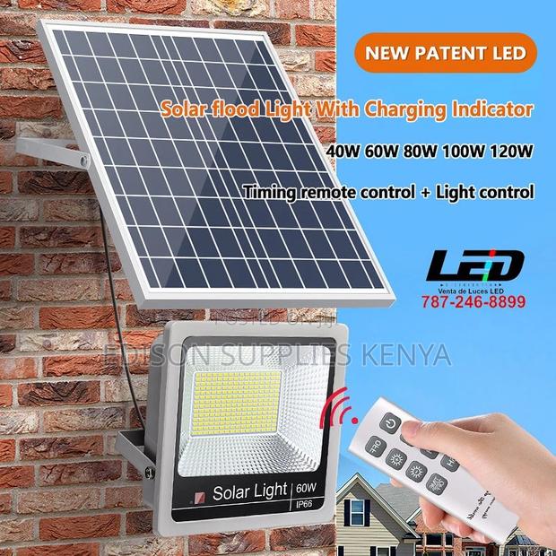 Solar Floodlights + Solar Panel, Remote Best Quality