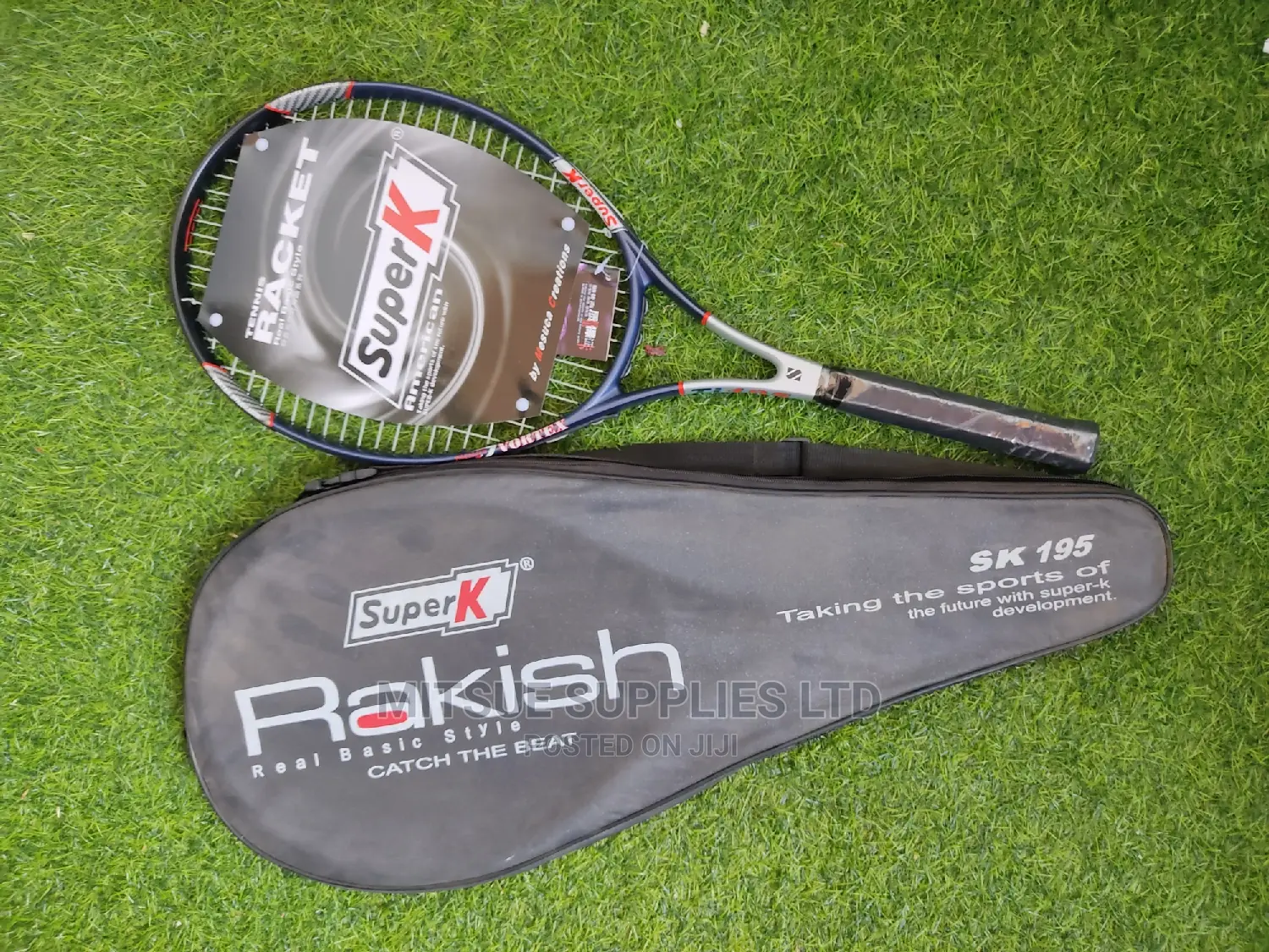Tennis Racket Rakish Super K With Bag