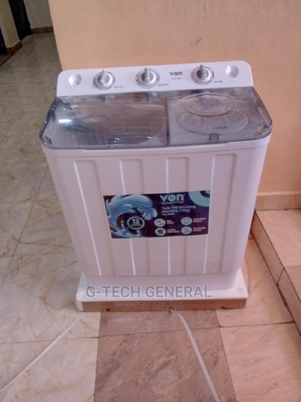 Von Top Load Twin Tub Washing Machine -7.5kg - main view
