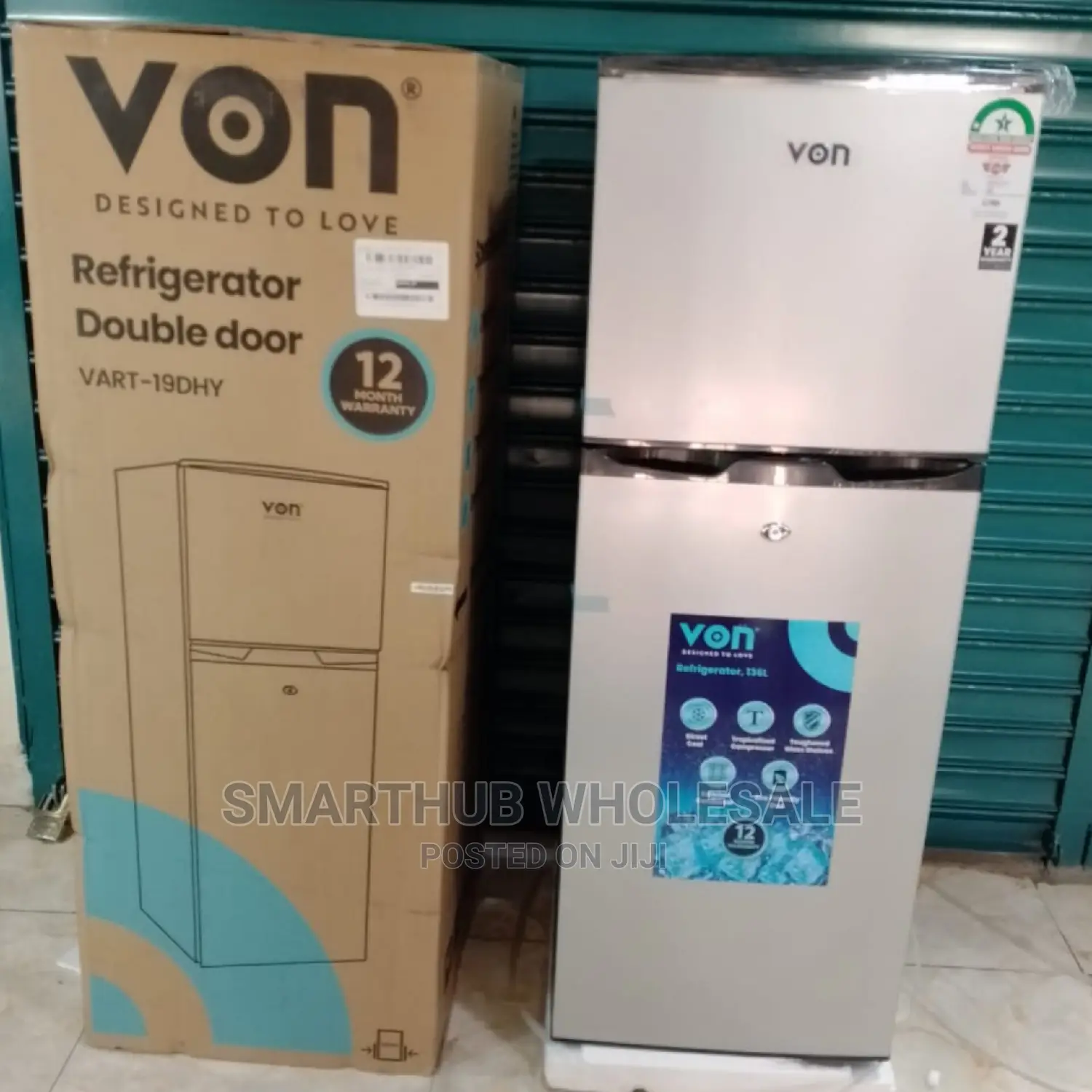 Von 136 Litres Refrigerator Refrigerator