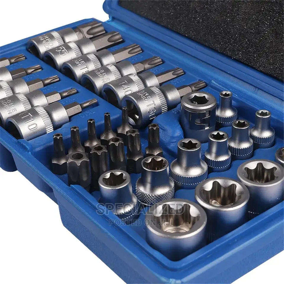 34 Piece Torx Socket Bit Set