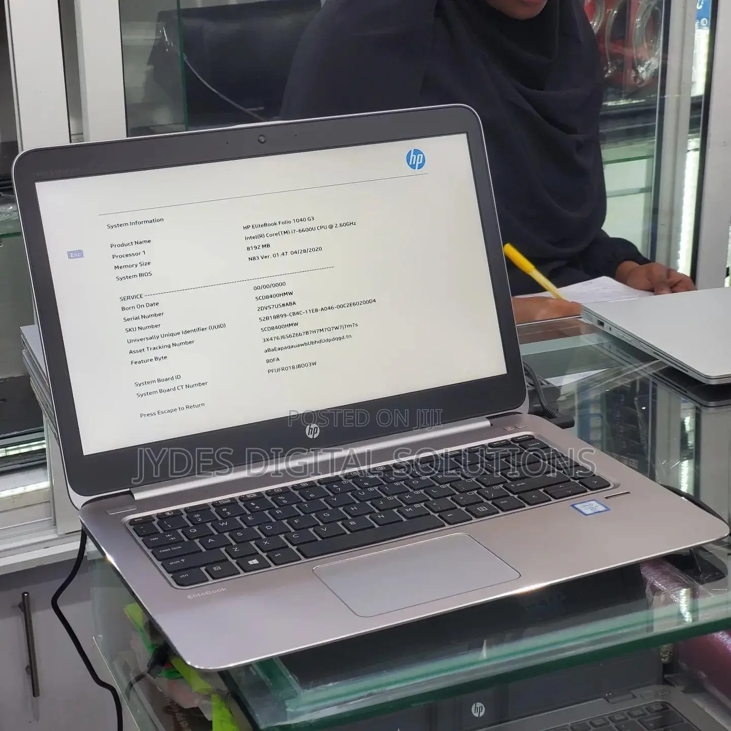 Laptop HP EliteBook 1040 G3 256GB Intel Core I5 SSD 256GB