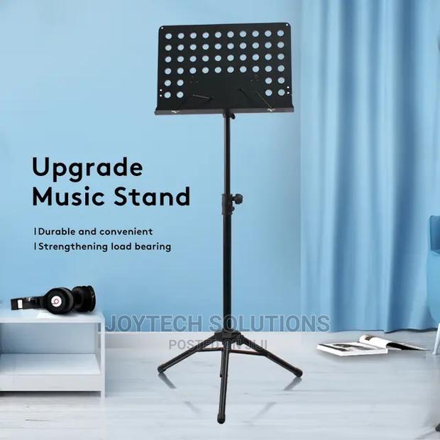 Upgraded Musical Stand. Strong Panel and Tripod. Book Stand - main view