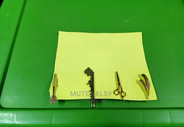 Gold Silver Executive Tie Clip Pin - thumbnail 3