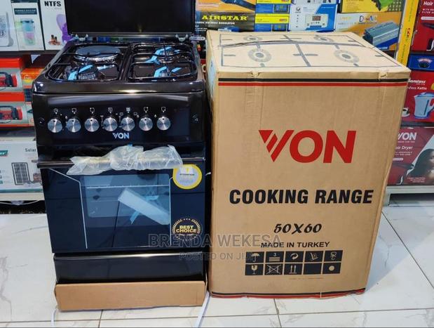 Von Vac6s031ux 3 Gas + 1 Electric Cooker
