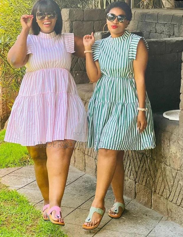 Stripped Ladies a Dresses - main view