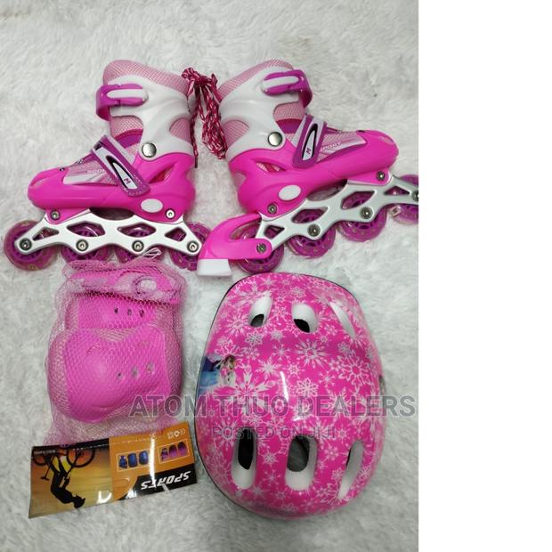 Pink Complete Skates Full Set - main view