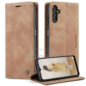 Samsung Galaxy A24 4G Flip PU Leather Wallet Case With 2 Ca