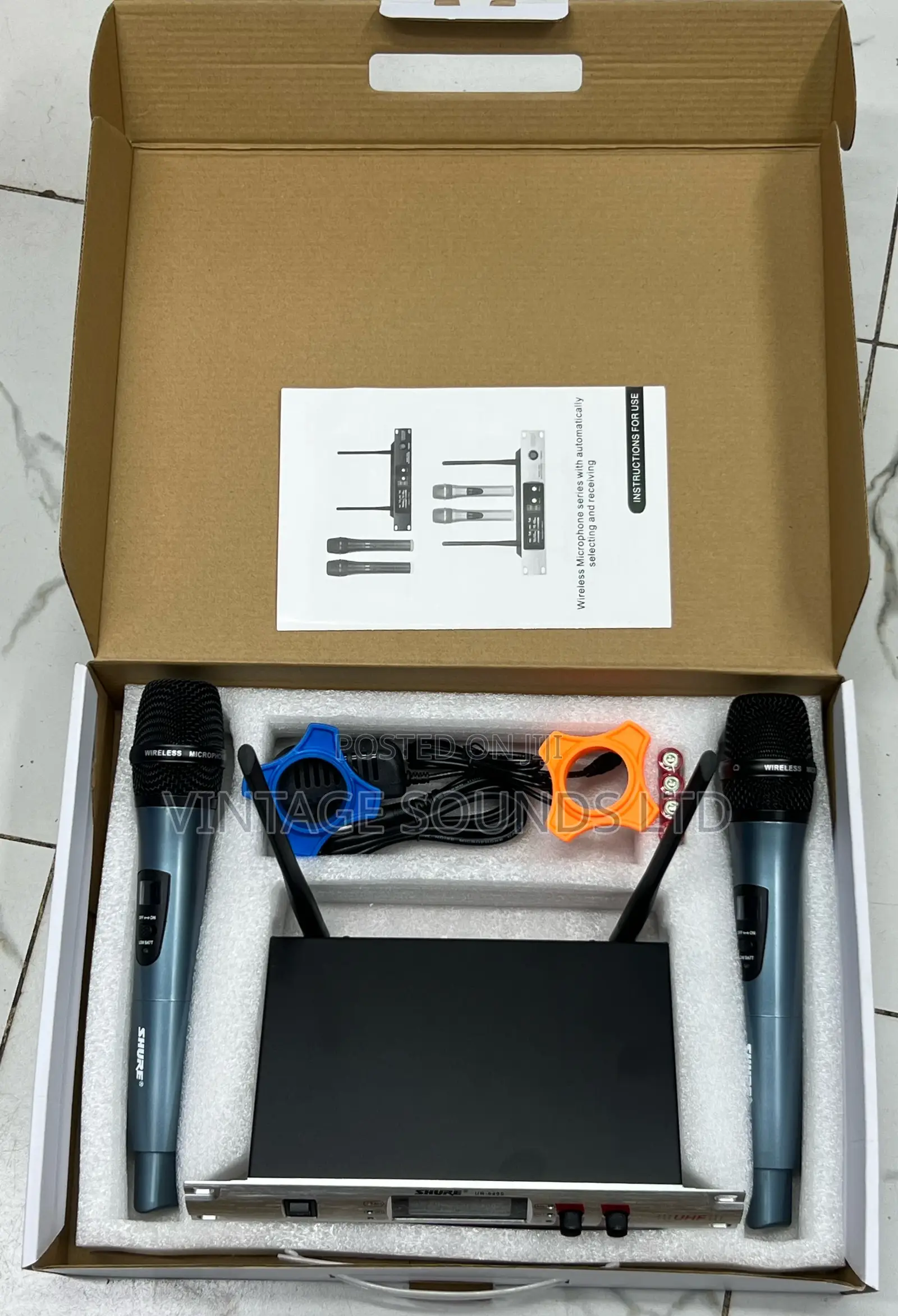 Shure Ur-6800 Uhf Wireless Professional Microphone System