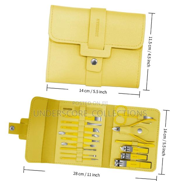 17pcs Manicure/Pedicure Leather Gift Set - thumbnail 2