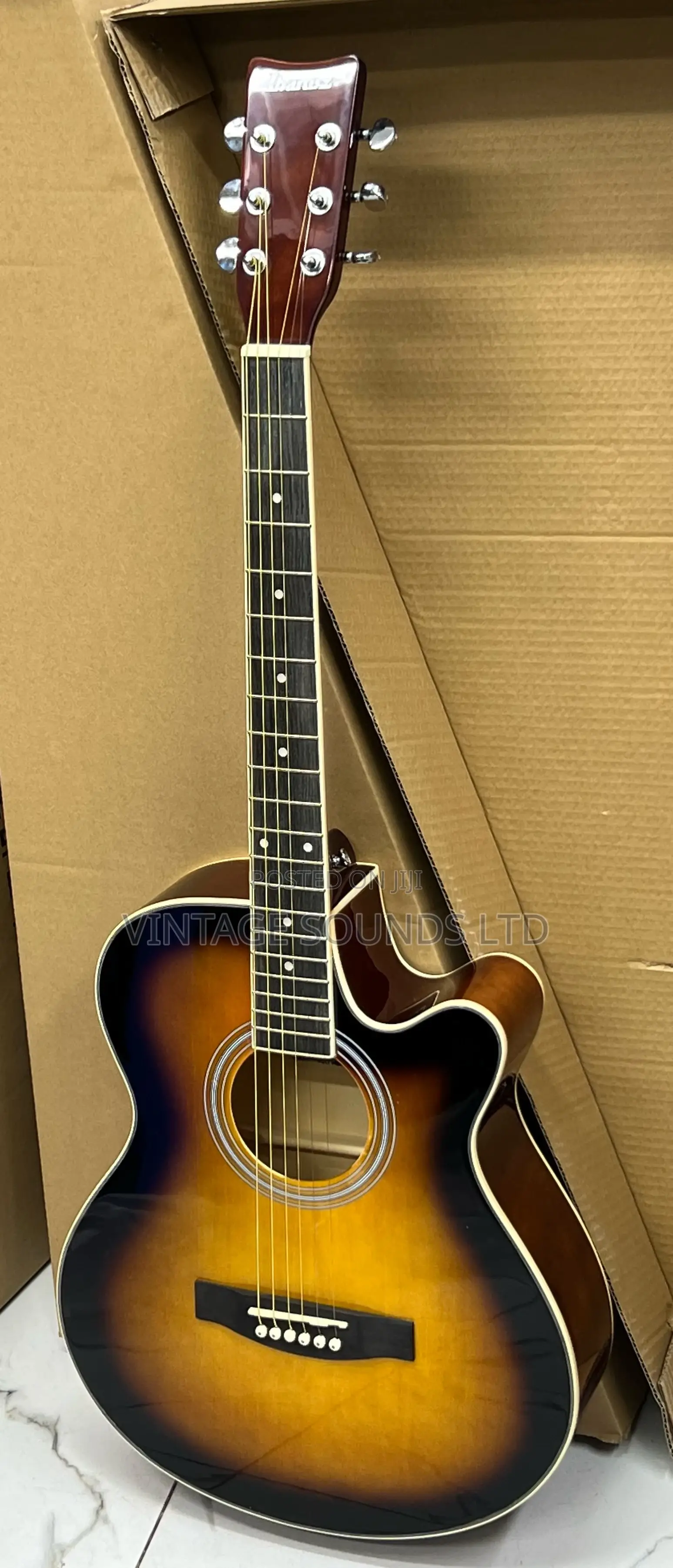 Ibanez Guitar Size 40inches Acoustic ( Sb )