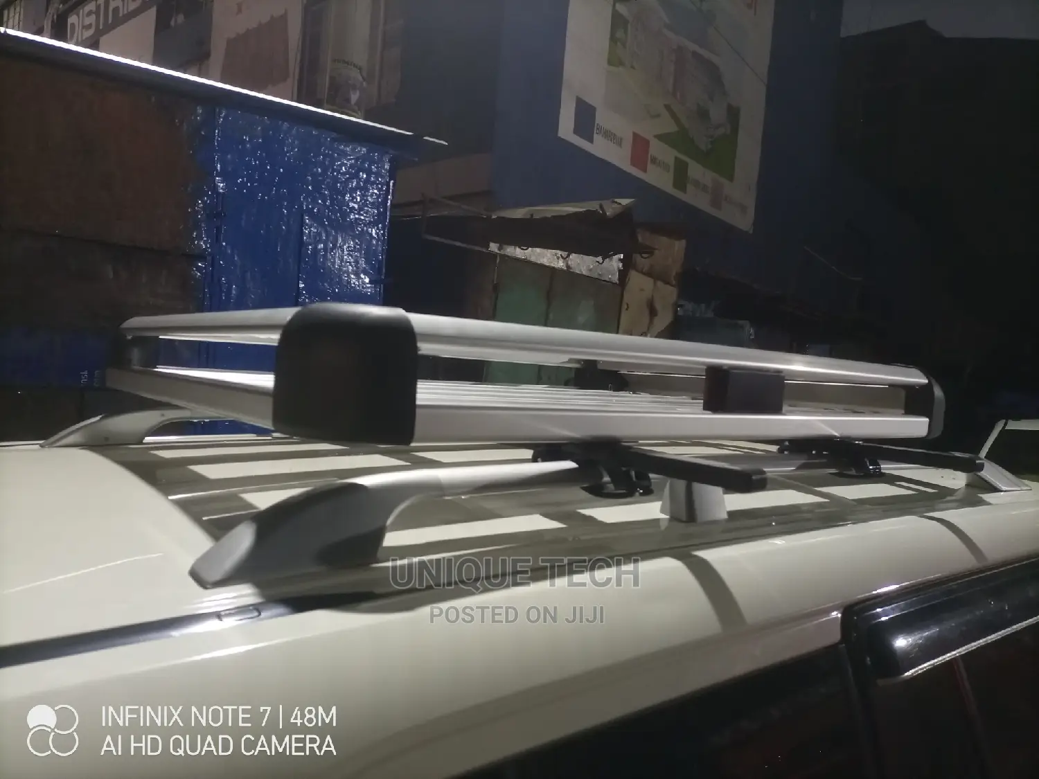 Car Roof Carrier Double Design - On a Toyota Probox