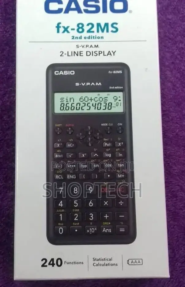 *Casio Calculator 82ms No.2