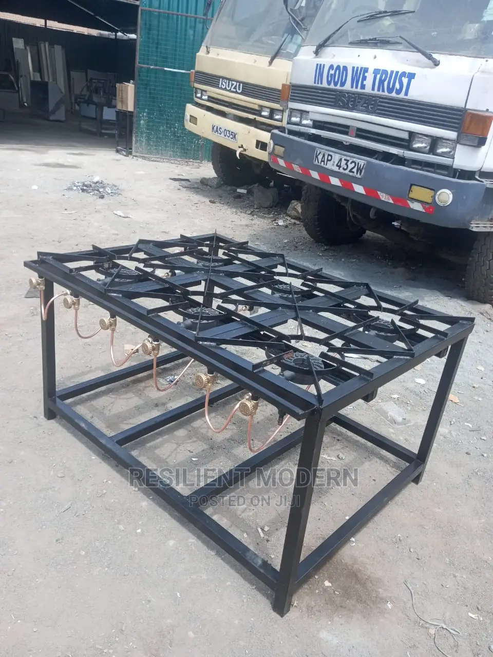 Heavy Duty Mild Steel 6 Burner Gas Cooker in Industrial Area Nairobi