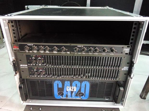 Power Amp CA20, Equalizer Double, Crossover and Rack 9U - main view