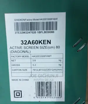 Hisense 32" Smart Tv
