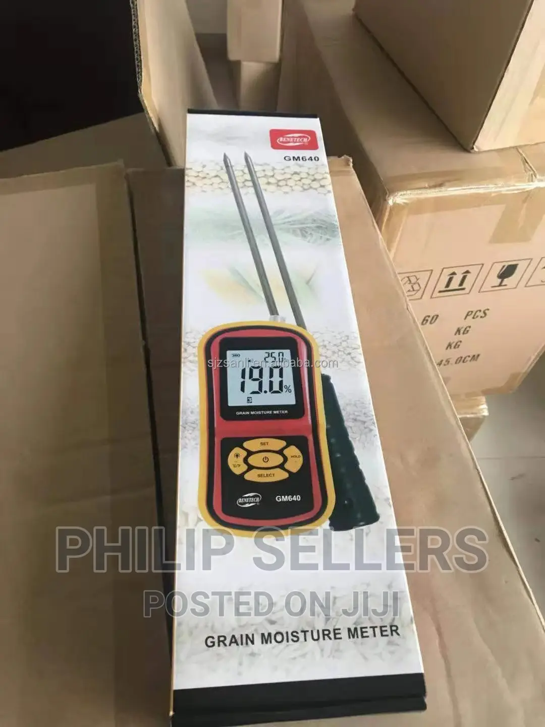 Test Moisture Content of the Grain. Measure Temperature