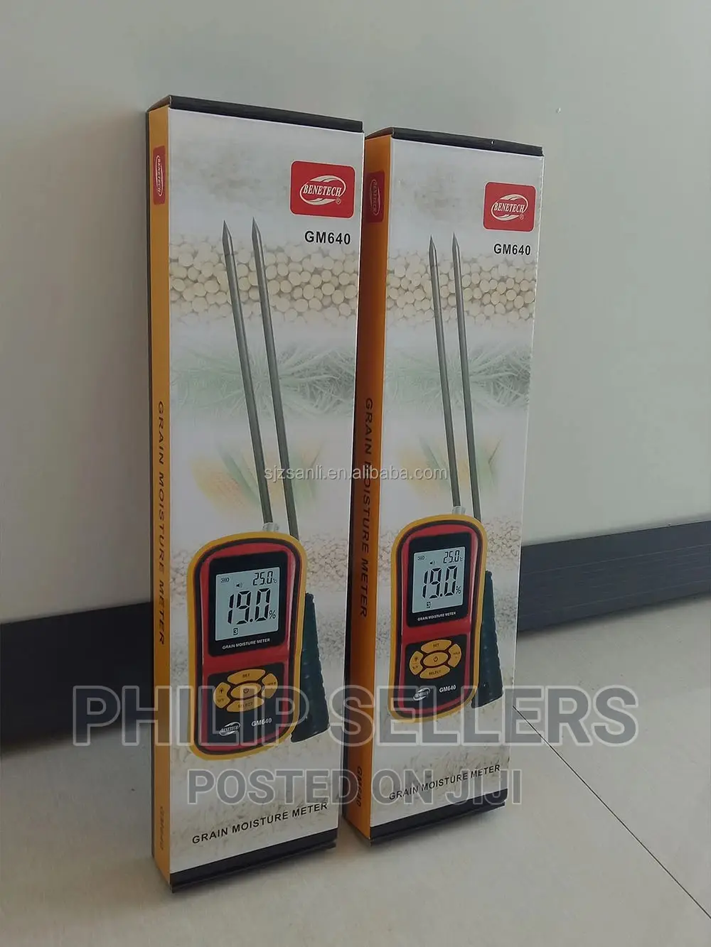 Test Moisture Content of the Grain. Measure Temperature