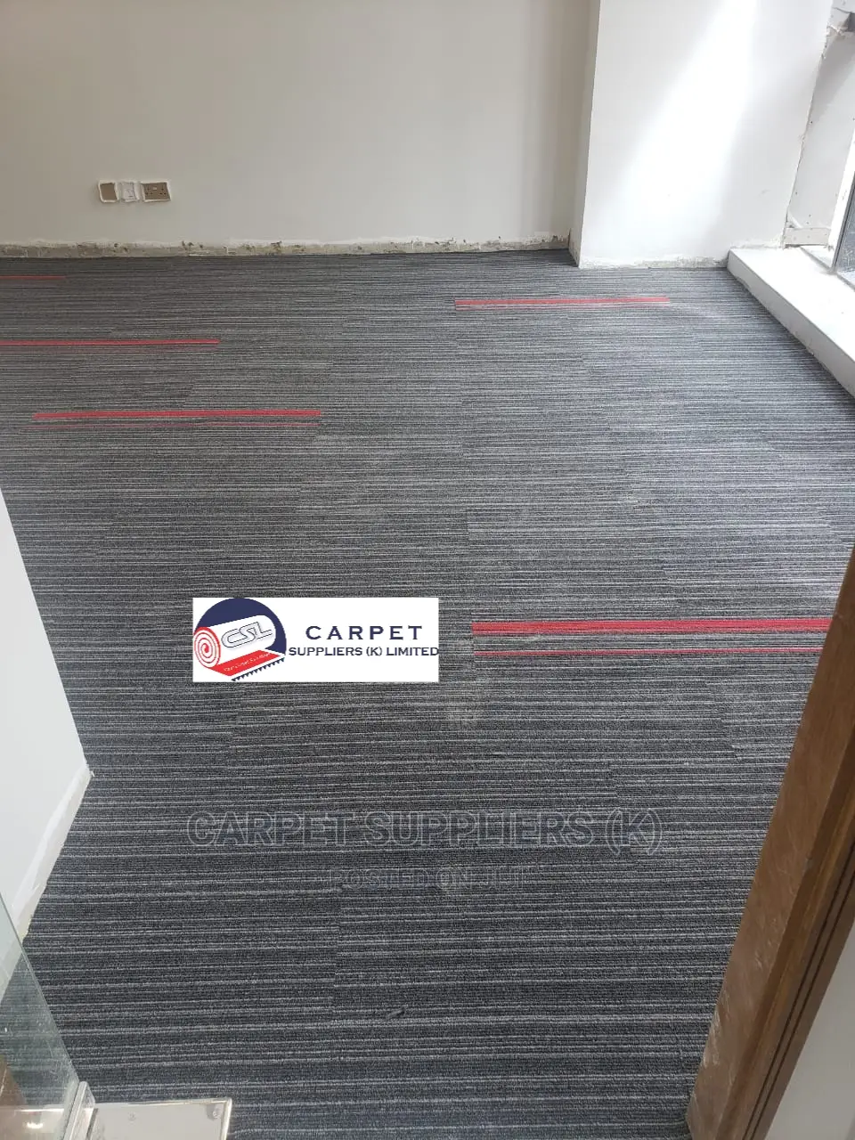 Grey Red Planks