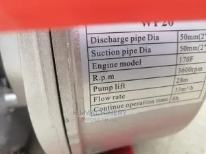 Low Pressure Water Pump-Petrol Powered-7.5hp-2 Inch.