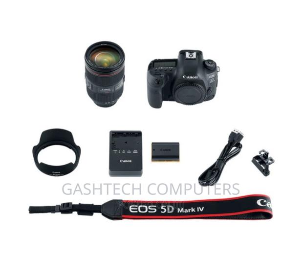 Canon EOS 5D Mark IV DSLR Camera With Ef 24-105mm F/4l Is Ii
