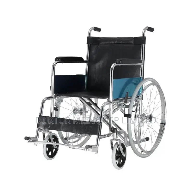 Standard Wheelchair, 46cm Seat Width, 100kg Weight Load