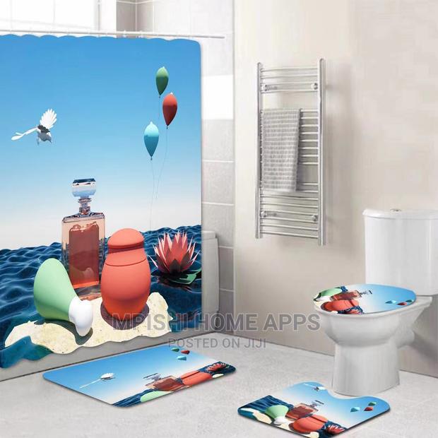 Shower Curtain Set 4pcs - thumbnail 4