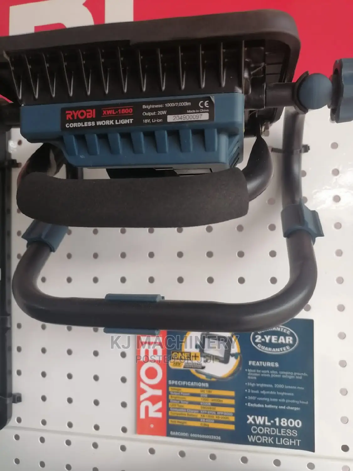 Cordless Work Light-XWL-1800-Ryobi .