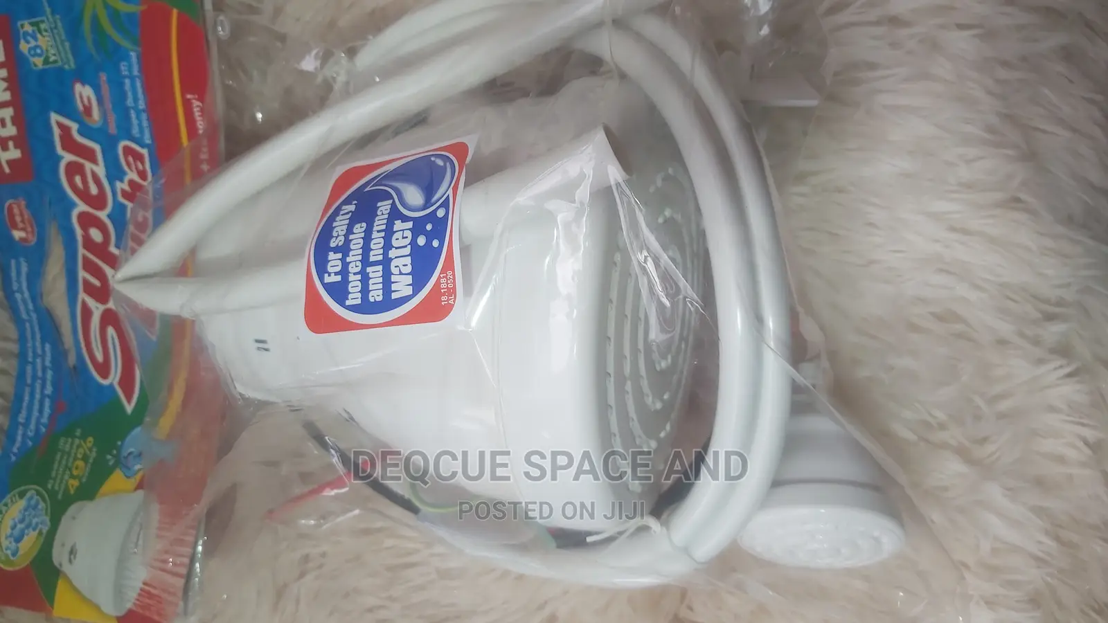 White Fame Superducha 4T Showerheads in Nairobi Central Plumbing