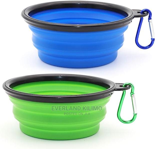 Foldable Pet Silicon Bowl - main view