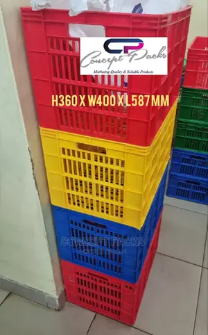 Extra Large Plastic Assorted Storage Crates