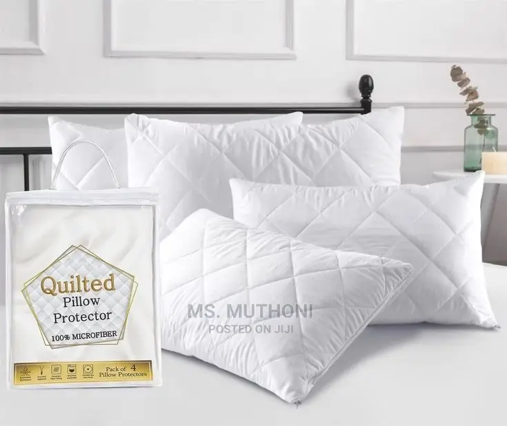 2 Quilted Waterproof Pillow Protectors