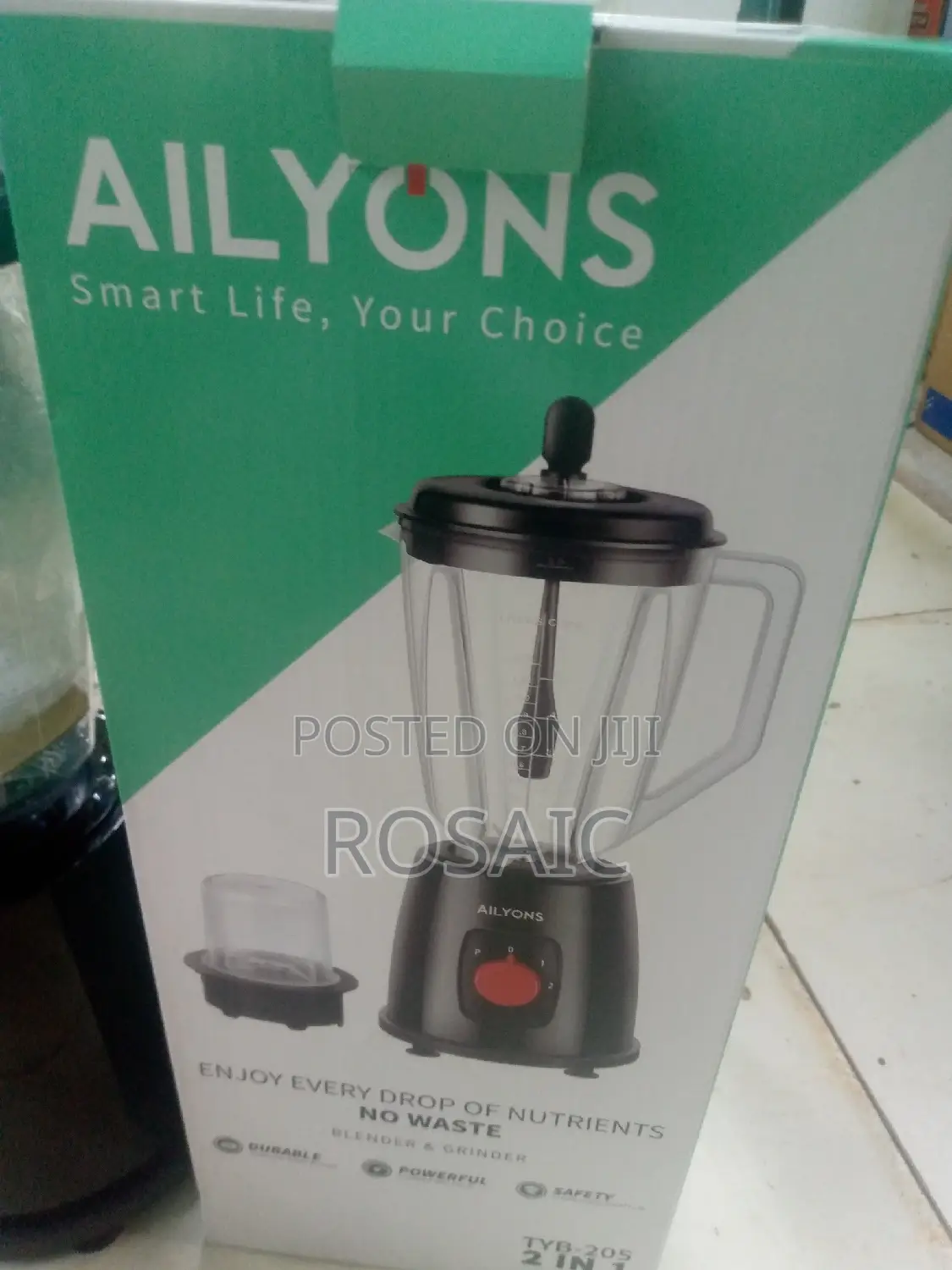 Ailyons Blender 2 in 1 **