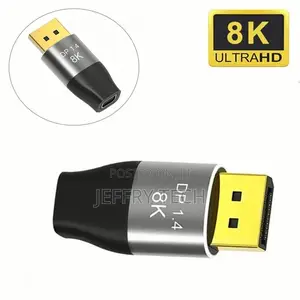 DP 1.4 Mini DP Female to DP Male Adapter at 60hz Mini Displa