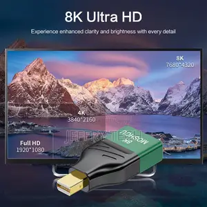 Displayport 2.0 Mini DP to DP Adapter Male to Female Extende