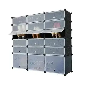 3 Column Plastic Shoe Rack A