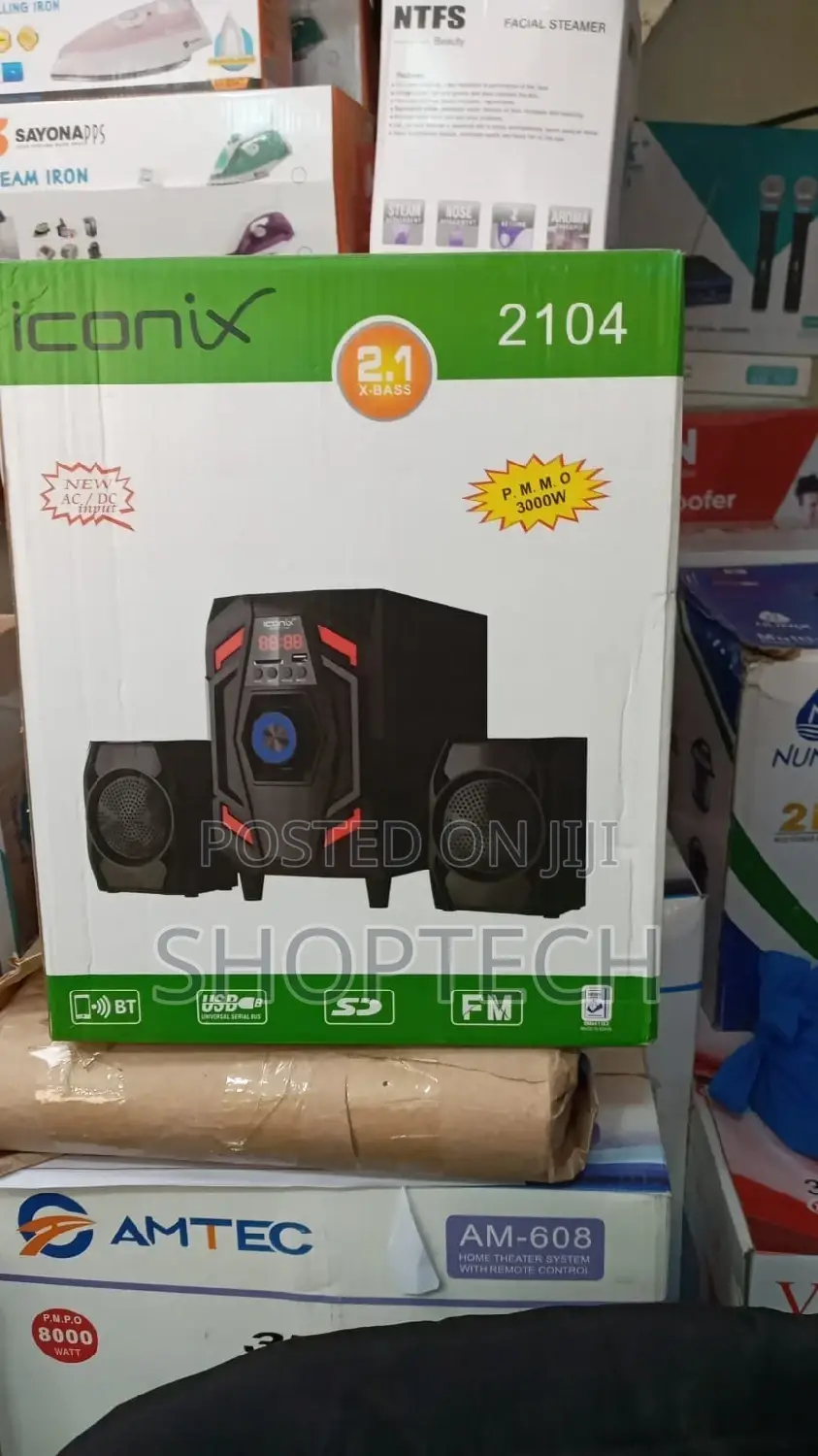 Iconix 2.1 AM-2104 3000watts Sound Speakers