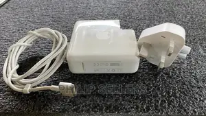 3 Pin UK 85W L-Tip Magsafe Power Adapter Charger for Macbook