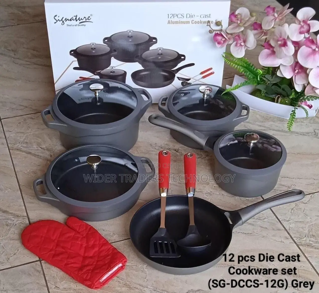 Non-Stick Cookware Die Cast Cooking Pots Pans Signature