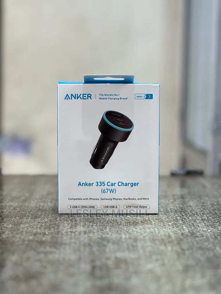 Anker 335 Car Charger 67W -Black