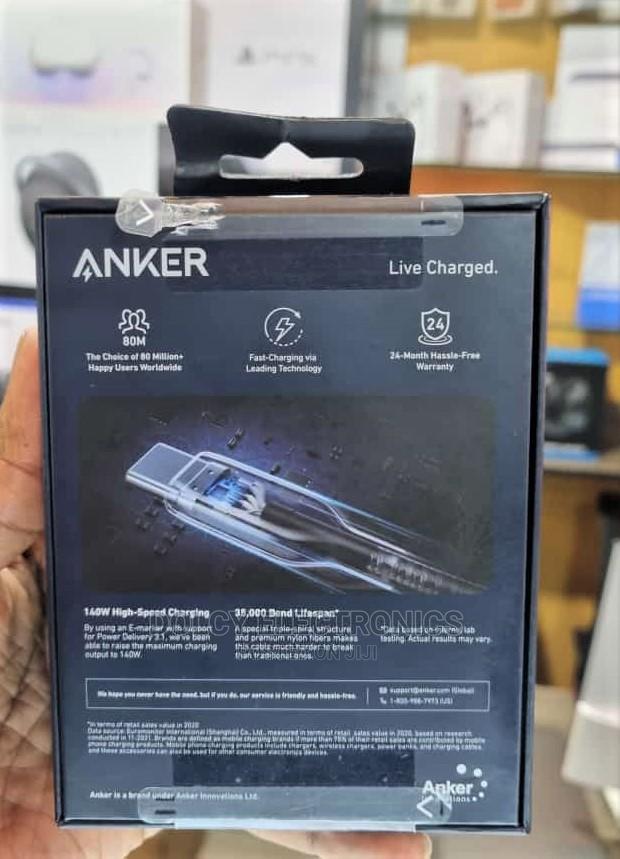 Anker 765 USB-C to USB-C Cable (140W Nylon) - thumbnail 2
