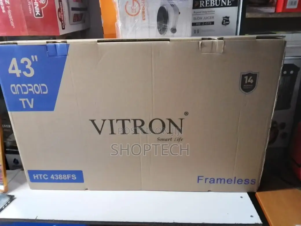 Vitron 43 Smart Android Tv Frameless