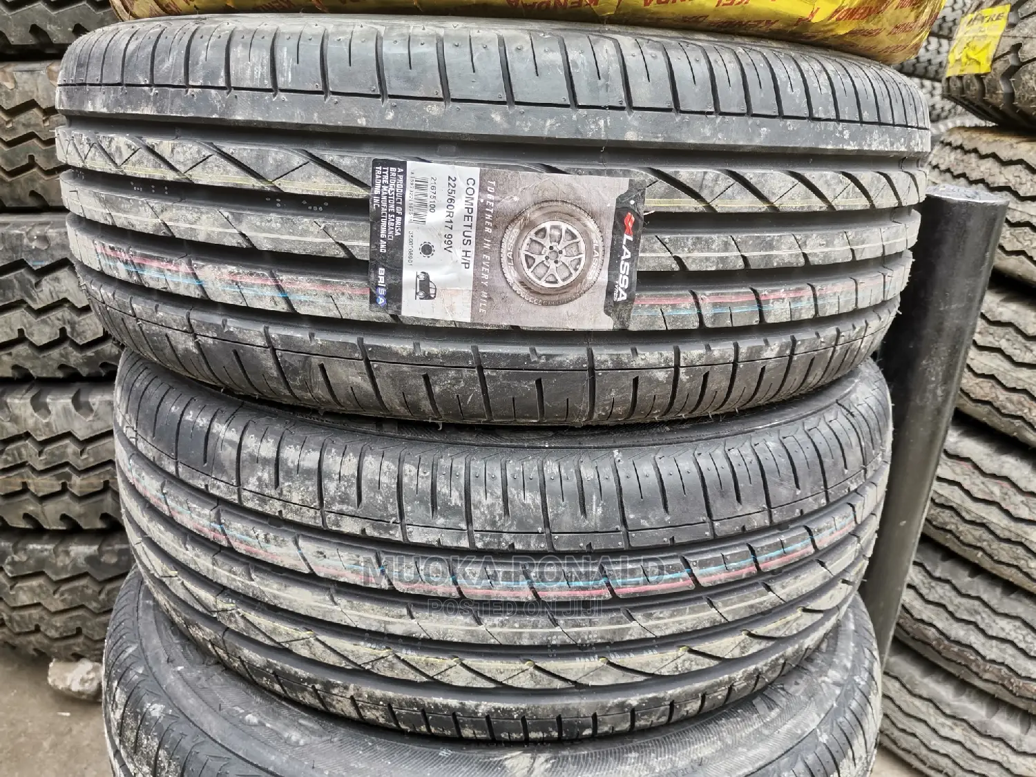 225/60r17 Lassa Tyre Made in Turkey