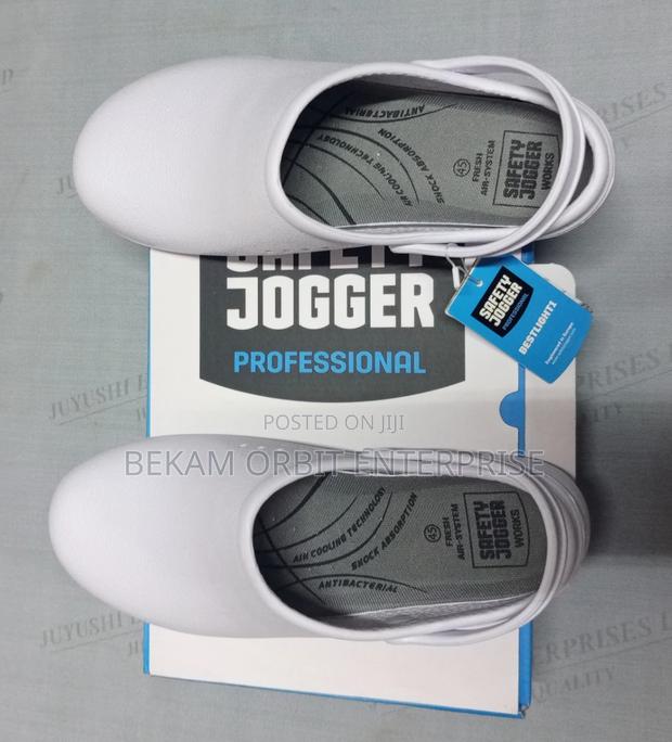 Slip Resistant Safety White Kitchen Clog - main view