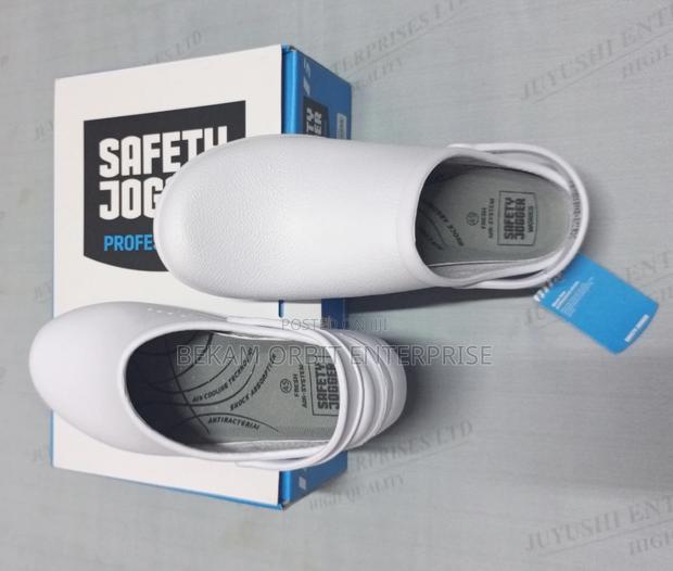 Slip Resistant Safety White Kitchen Clog - thumbnail 3