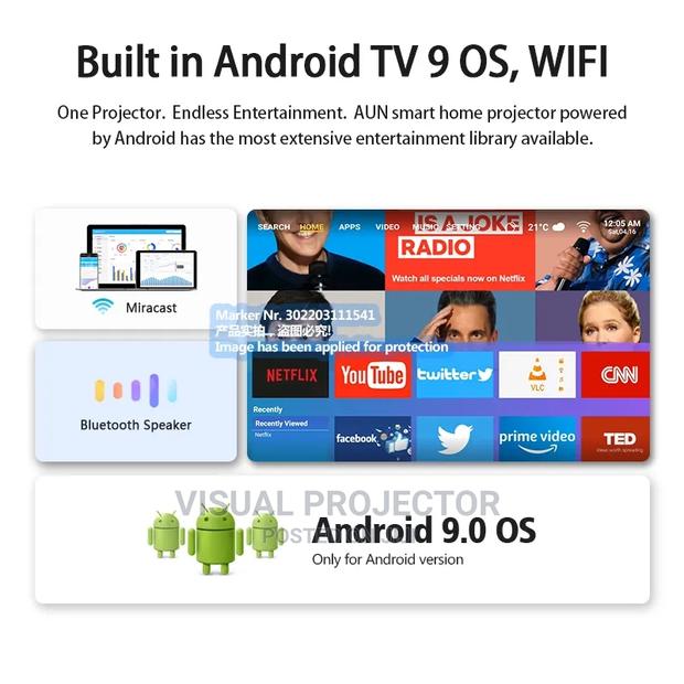 Aun A001 PRO Android Projector - thumbnail 4