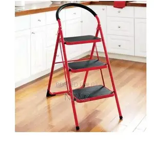 Step Ladder Steel Ladder Foldable 3 Steps Ladder