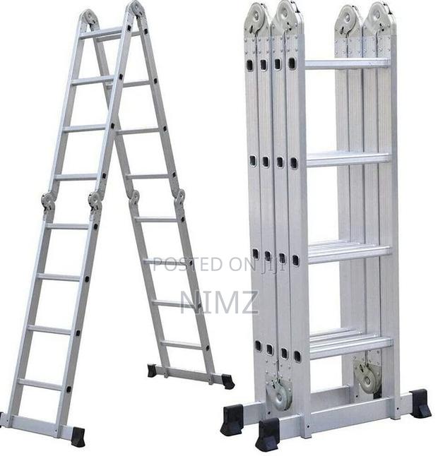 5.7m Aluminum Multi-Purpose Ladder Folding Scaffolding Step - main view