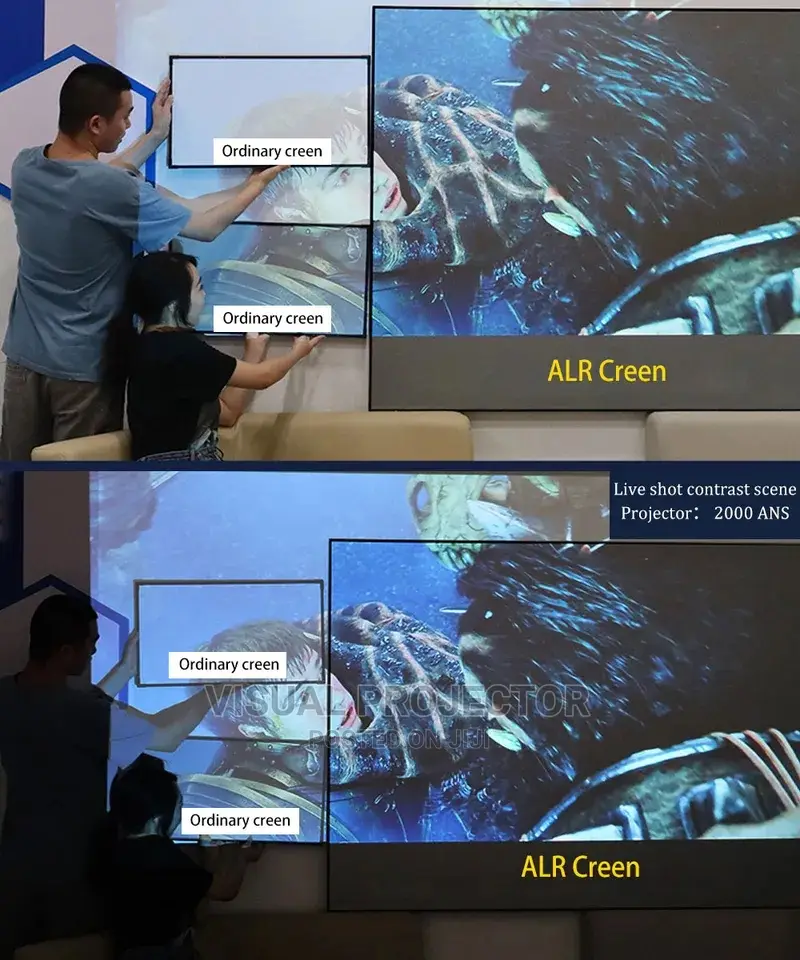 Screen Pro 3D Diamond Anti Light Alr Screen Projector