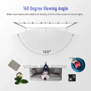 150" Projector Screen Aluminum and 3d